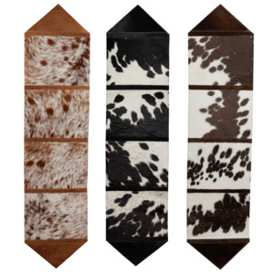 Home Decor: Cowhide Table Runner