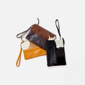 Wallets: Cowhide Leather Envelope Purse