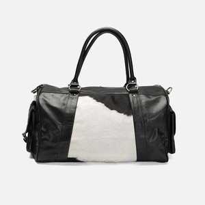 Traveller Bags: Genuine Leather & Cowhide Overnight Bag