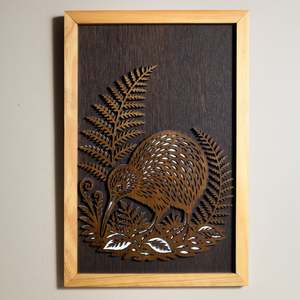 Kiwi - 3-Layer Framed Wall Art