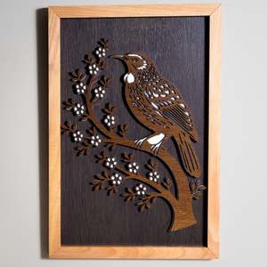 Tūī - 3-Layer Framed Wall Art