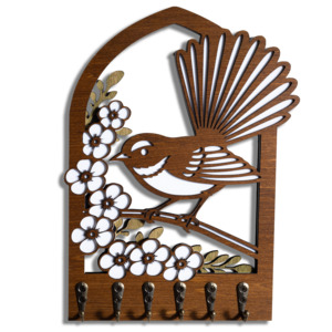 Fantail Timber Key Holder