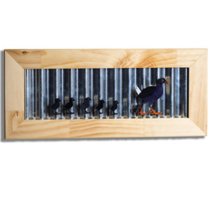NZ Scenes Corrugated Iron Wall Art