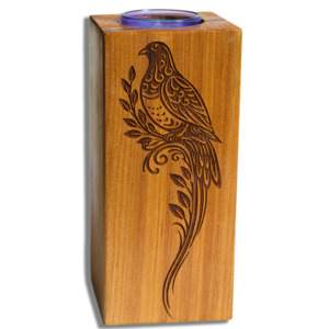 Launch Range: NZ Bird Macrocarpa Candle Holder – Large
