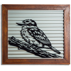 Wall Art: Kingfisher / Kōtare Outdoor Wall Art