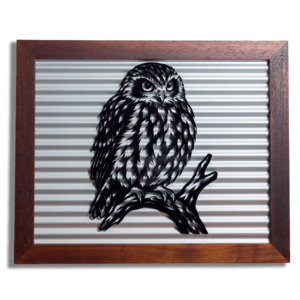 Morepork / Ruru Outdoor Wall Art