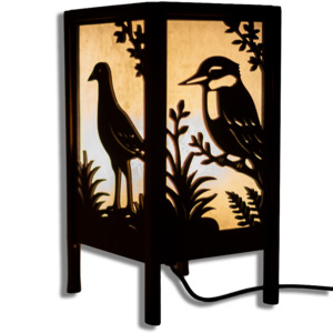Shoji Lantern – Tall NZ Birds