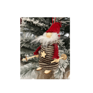 Unclassified: Xmas Decoration - Skiing Man