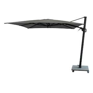 Outdoor Umbrellas: Bimini Outdoor Umbrella - Grey