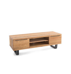 Calia Solid Oak Living Dining Furniture: Calia Oak Entertainment Unit
