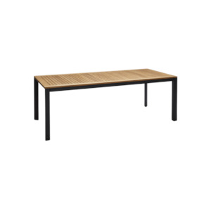 Back In Stock: Grove Small Ext Outdoor Dining Table 160/220x100 - Charcoal