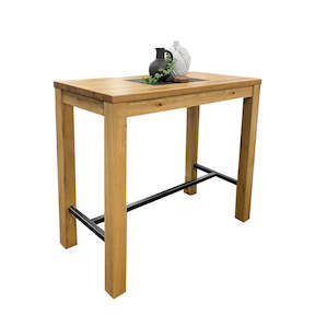 Arriving Soon: Florence Indoor Bar Table - Oak Timber Brushed/Lacquer
