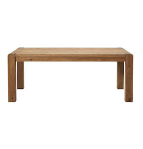 Timberdining: Imola Dining Table 90x190cm - Wild Oak Timber - Natural Oil