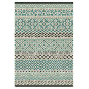 Outdoor Rug - Kenitra 160x230 - Teal/Multi