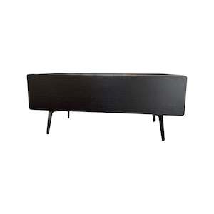 Manly Freestanding Entertainment Unit 1120 - Black Oak Veneer