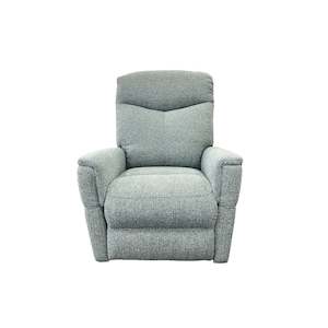 Recliners: Avenue 2-Motor Electric Lift and Recliner Chair - Urban Sofa - Milan Sea Blue Fabric