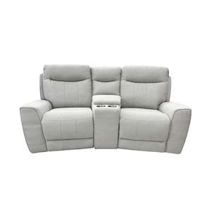 Denburn 3pc - Electric Recliner - Urban Sofa - Talent Silver Fabric