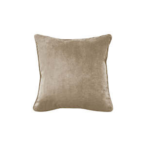 Whites: Cushion - Montpellier Double Sided Velvet With Feather Inner - Nougat