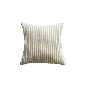 Whites: Cushion - Spencer With Feather Inner - Ivory/Natural