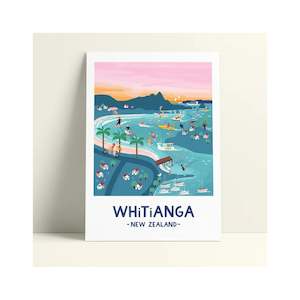 A3 Print - Whitianga Pastels