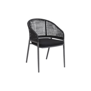 Outdoor Test: Calais Outdoor Dining Chair - Charcoal