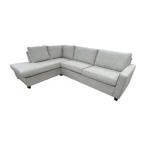 Raven 3 Seater with Cnr Ext Chaise - NZ Made - Massimo Pumice Fabric