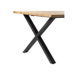 Vienna Table Legs: Vienna Dining Table Legs - X-Shaped - Set of 2 Legs