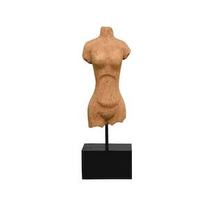 Standing Wooden Bust - Female