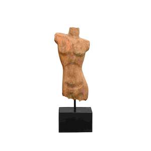 Figurines: Standing Wooden Bust - Male