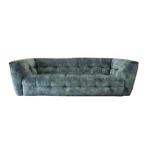 Cruz 3str - Urban Sofa - Indigo Velvet Fabric