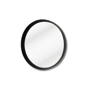 All Decor Home Accessories: Mirror - Round Black Oak