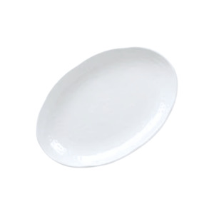 Homewares: Bella Tavolo Oval Melamine Medium Platter - White