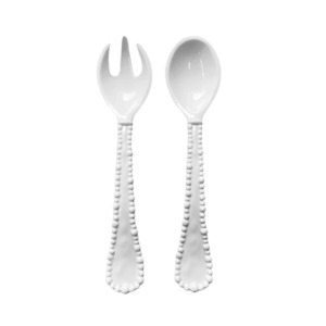 Homewares: Melamine Pearl Salad Servers
