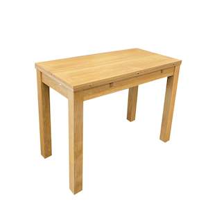 Arriving Soon: Venice Folding Table 100cm x 50/100cm - Solid Oak