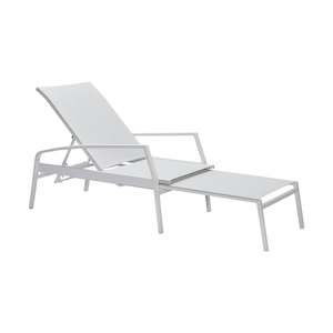 Belvedere Sun Lounger - White