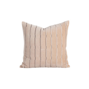 All Soft Furnishings: Cushion - Eden With Feather Inner - Nougat