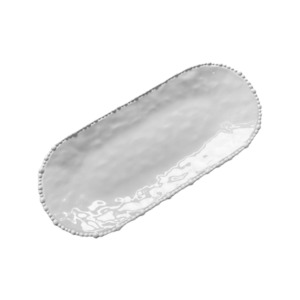 Homewares: Melamine Pearl Platter 53cm
