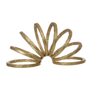 Ornaments: Slinky Sculpture - Gold