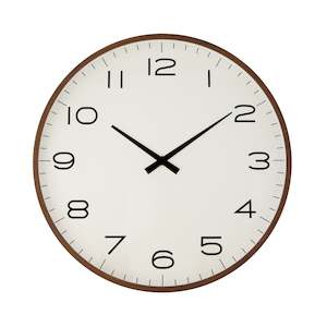 Cody Wall Clock 51cm - Walnut