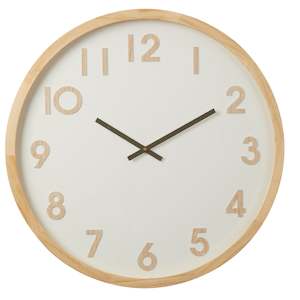 Leonard Wall Clock 61cm - Natural