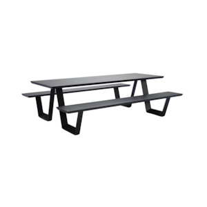 New Arrivals Furniture: Fresco Outdoor Picnic Set - Charcoal
