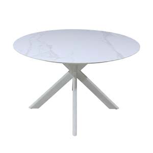 New Arrivals Furniture: Madrid Round Outdoor Table - dia. 120cm - White