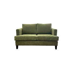 All Lounge Furniture: Olivia 2 Seater - NZ Made - Warwick Dion Olive Fabric