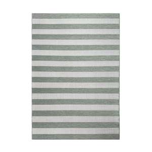 Outdoor Cushions Rugs Throws: Indoor/Outdoor Rug - Coast - 100% Polypropylene - Green Stripe - 160x230cm