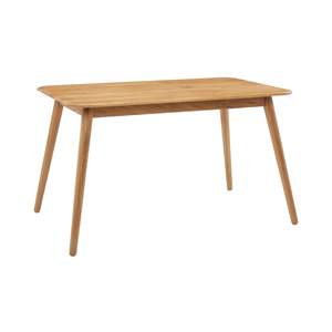 New Arrivals Furniture: Luna Dining Table 130x80cm - American White Oak Timber - Danish Oil
