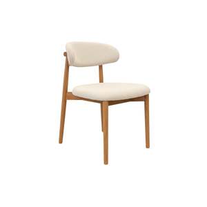 New Arrivals Furniture: Ollo Oak Dining Chair - Natural Fabric