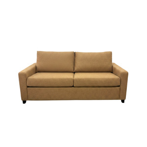 Raven Queen Bi-fold Sofa Bed - NZ Made - Atlas Ochre Fabric