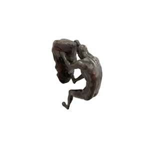 Wall Art - Climbing Man 2 - Black