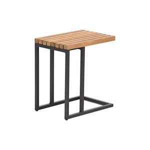Cube Outdoor Sofa Table - Charcoal