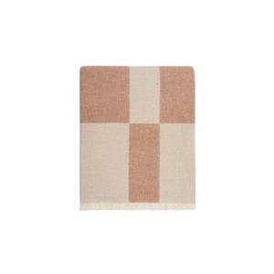 Sale Accessories: Throw - Winton - Wool & Cotton - Coral
